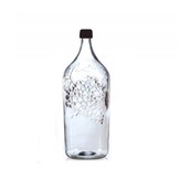 Бутылка стеклянная «Виноград» с пробкой, 2 л